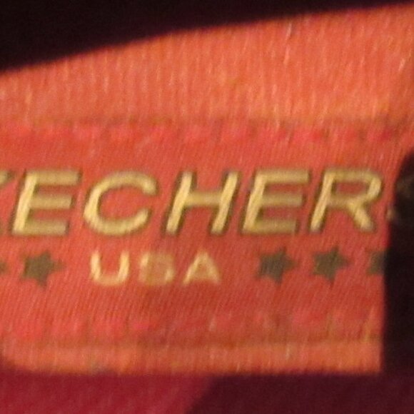 Sketchers Red Leather Women's Lace Up Ankle Boots, Size 7  F228 - Picture 7 of 8